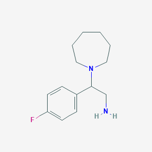 2-Azepan-1-yl-2-(4-fluoro-phenyl)-ethylamine
