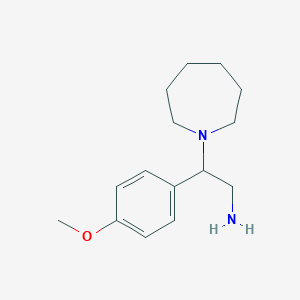 2-Azepan-1-yl-2-(4-methoxy-phenyl)-ethylamine