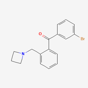 2-Azetidinomethyl-3'-bromobenzophenone