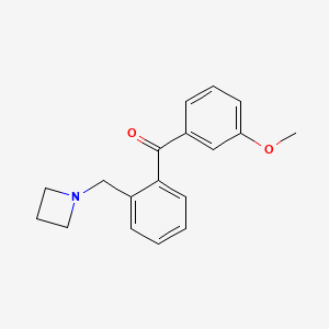 2-Azetidinomethyl-3'-methoxybenzophenone