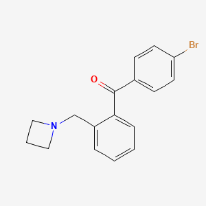 2-Azetidinomethyl-4'-bromobenzophenone