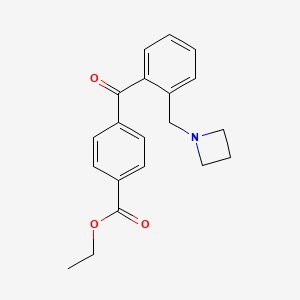 2-Azetidinomethyl-4'-carboethoxybenzophenone
