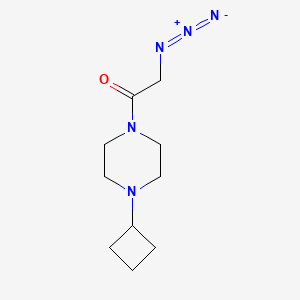 2-Azido-1-(4-cyclobutylpiperazin-1-yl)ethan-1-one