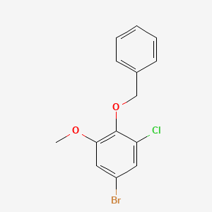 2-Benzyloxy-5-bromo-3-chloroanisole
