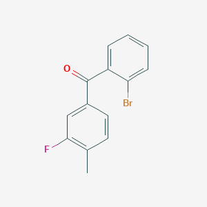 2-Bromo-3'-fluoro-4'-methylbenzophenone