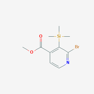 2-Bromo-3-trimethylsilanyl-isonicotinic acid methyl ester
