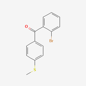 2-Bromo-4'-(thiomethyl)benzophenone
