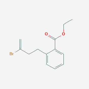 2-Bromo-4-(2-carboethoxyphenyl)-1-butene
