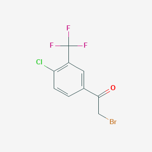 2-Bromo-4'-chloro-3'-(trifluoromethyl)acetophenone