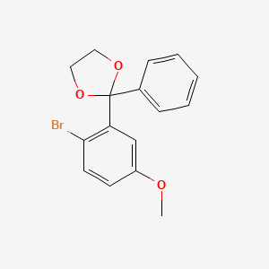 2-Bromo-5-methoxybenzophenone ethylene ketal