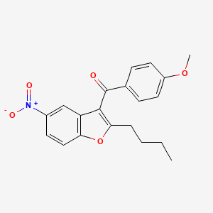 2-Butyl-3-(4-methoxybenzoyl)-5-nitrobenzofuran