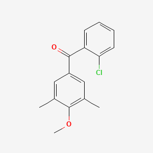 2-Chloro-3',5'-dimethyl-4'-methoxybenzophenone