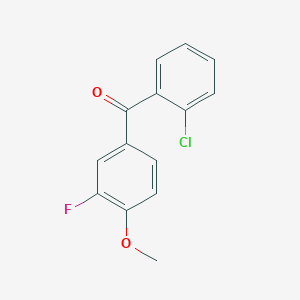 2-Chloro-3'-fluoro-4'-methoxybenzophenone