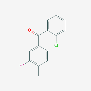 2-Chloro-3'-fluoro-4'-methylbenzophenone
