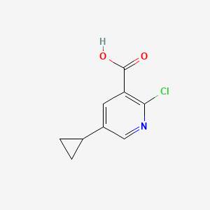 2-Chloro-5-cyclopropylnicotinic acid