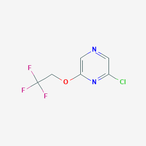 2-Chloro-6-(2,2,2-trifluoroethoxy)pyrazine
