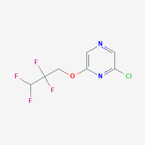 2-Chloro-6-(2,2,3,3-tetrafluoropropoxy)pyrazine