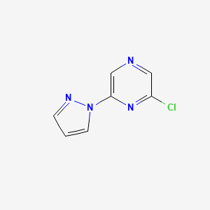 2-Chloro-6-(pyrazol-1-yl)pyrazine