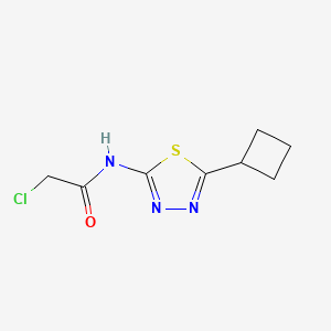 2-Chloro-N-(5-cyclobutyl-[1,3,4]thiadiazol-2-yl)-acetamide
