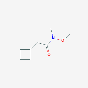2-Cyclobutyl-N-methoxy-N-methylacetamide