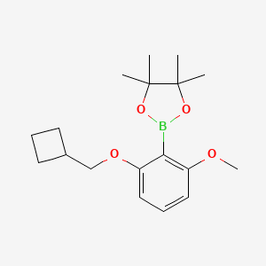 2-Cyclobutylmethoxy-6-methoxyphenylboronic acid pinacol ester