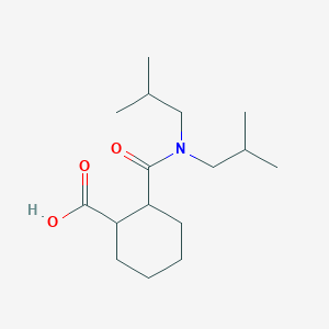 2-Diisobutylcarbamoyl-cyclohexane-carboxylic acid