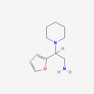 2-Furan-2-yl-2-piperidin-1-yl-ethylamine