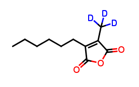 2-Hexyl-3-methylmaleic Anhydride-d3