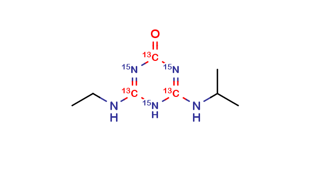 2-Hydroxy-atrazine 13C3 15N3