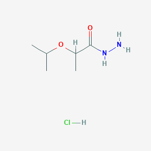 2-Isopropoxypropanohydrazide hydrochloride