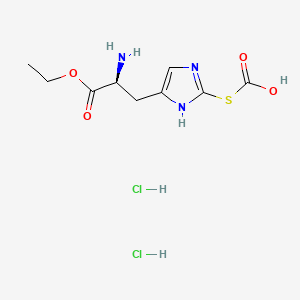 2-Mercapto-L-histidine S-Carboxylic Acid Ethyl Ester Dihydrochloride