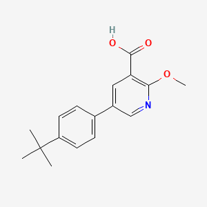 2-Methoxy-5-(4-t-butylphenyl)nicotinic acid