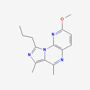 2-Methoxy-6,7-dimethyl-9-propylimidazo[1,5-a]pyrido[3,2-e]pyrazine