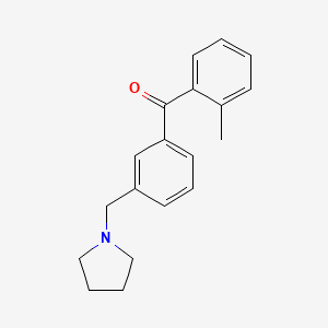 2-Methyl-3'-pyrrolidinomethyl benzophenone