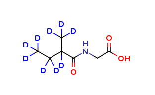 2-Methylbutyrylglycine D9