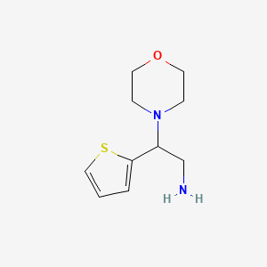 2-Morpholin-4-yl-2-thiophen-2-yl-ethylamine