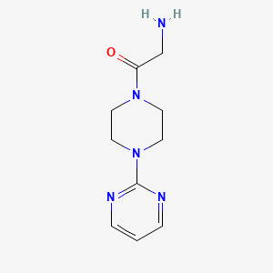 2-Oxo-2-[4-(2-pyrimidinyl)-1-piperazinyl]ethylamine