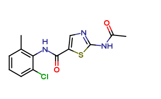 2-acetamido-N-(2-chloro-6-methylphenyl)thiazole-5-carboxamide