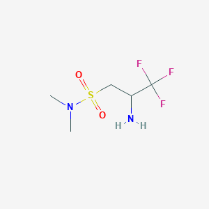 2-amino-3,3,3-trifluoro-N,N-dimethylpropane-1-sulfonamide