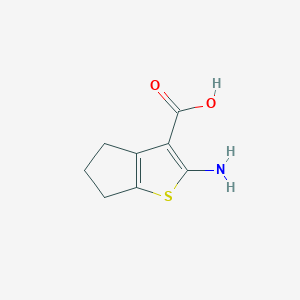 2-amino-4H,5H,6H-cyclopenta[b]thiophene-3-carboxylic acid
