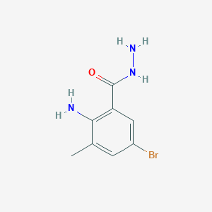 2-amino-5-bromo-3-methylbenzenecarbohydrazide