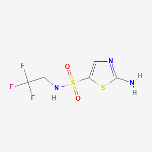 2-amino-N-(2,2,2-trifluoroethyl)thiazole-5-sulfonamide
