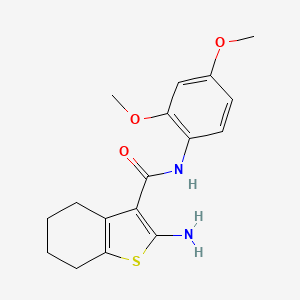 2-amino-N-(2,4-dimethoxyphenyl)-4,5,6,7-tetrahydro-1-benzothiophene-3-carboxamide