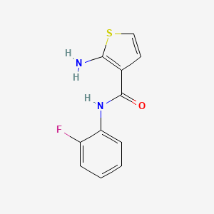 2-amino-N-(2-fluorophenyl)thiophene-3-carboxamide