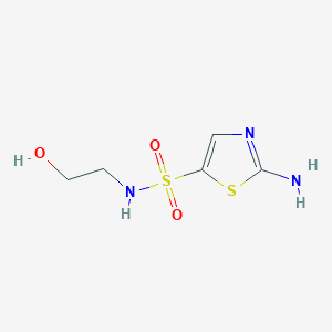 2-amino-N-(2-hydroxyethyl)thiazole-5-sulfonamide