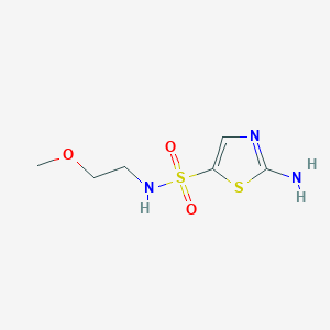 2-amino-N-(2-methoxyethyl)thiazole-5-sulfonamide