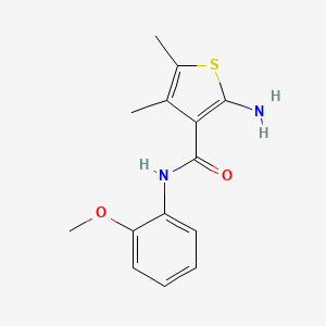 2-amino-N-(2-methoxyphenyl)-4,5-dimethylthiophene-3-carboxamide