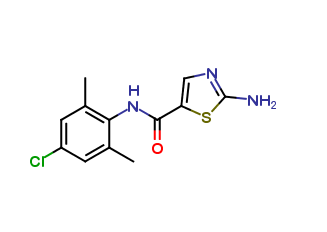 2-amino-N-(4-chloro-2,6-dimethyl phenyl)thiazole-5-carboxamide