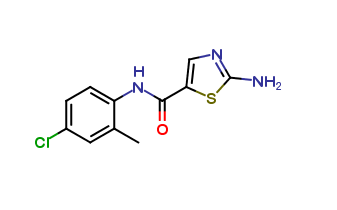 2-amino-N-(4-chloro-2-methylphenyl)thiazole-5-carboxamide