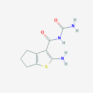 2-amino-N-carbamoyl-5,6-dihydro-4H-cyclopenta[b]thiophene-3-carboxamide